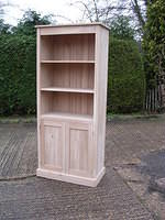 Bookcase with storage cupboard
